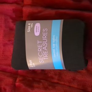 NWT Black Opaque Tights 2pack